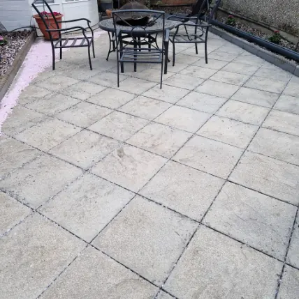 Patio after in Acton, West London